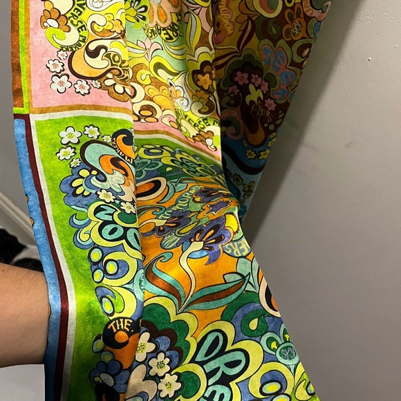 NWT Alémais “Dreamer” Wide Leg Silk Pants in “Multi” print - 10 (US)/14 (UK) - Picture 12 of 12